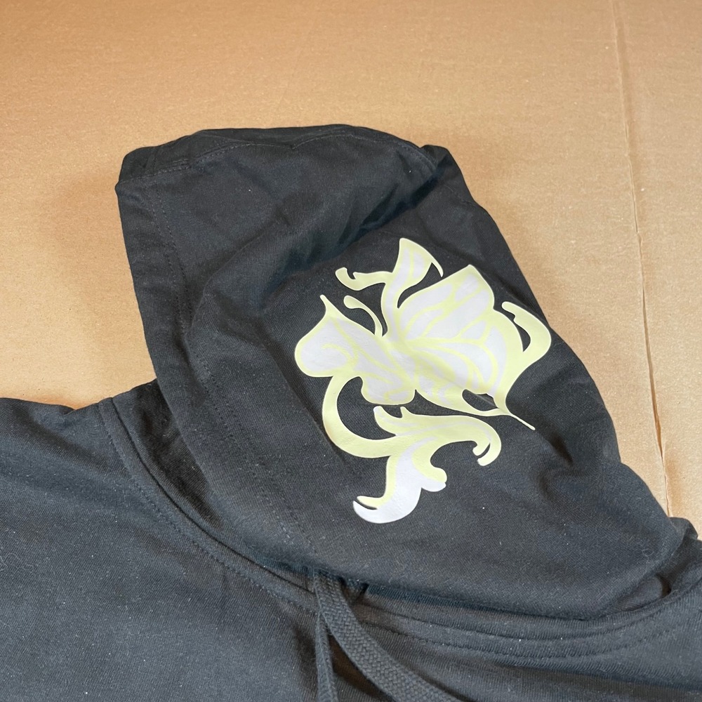Amazon Music Independent Trading Co Black Graphic Hoodie Sweatshirt Large - Picture 4 of 10